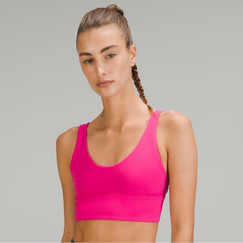 NWT 🍋 Lululemon Sonic Pink Align Reversible Bra Size 4